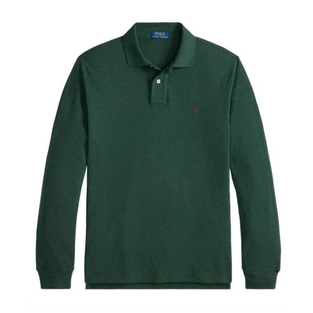 POLO RALPH LAUREN Long Sleeve Polo Shirt Size 4XB NEW Green $170